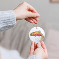 Load image into Gallery viewer, Watercolor Cutthroat Trout Ceramic Ornament