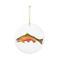 Load image into Gallery viewer, Watercolor Trout Ceramic Ornament