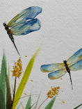 Load image into Gallery viewer, Dragonflies and Wildgrasses Watercolor Class at Island Lake Inn
