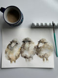 Load image into Gallery viewer, Billy, Goat and Gruff Beginner's Watercolor Sheep Class