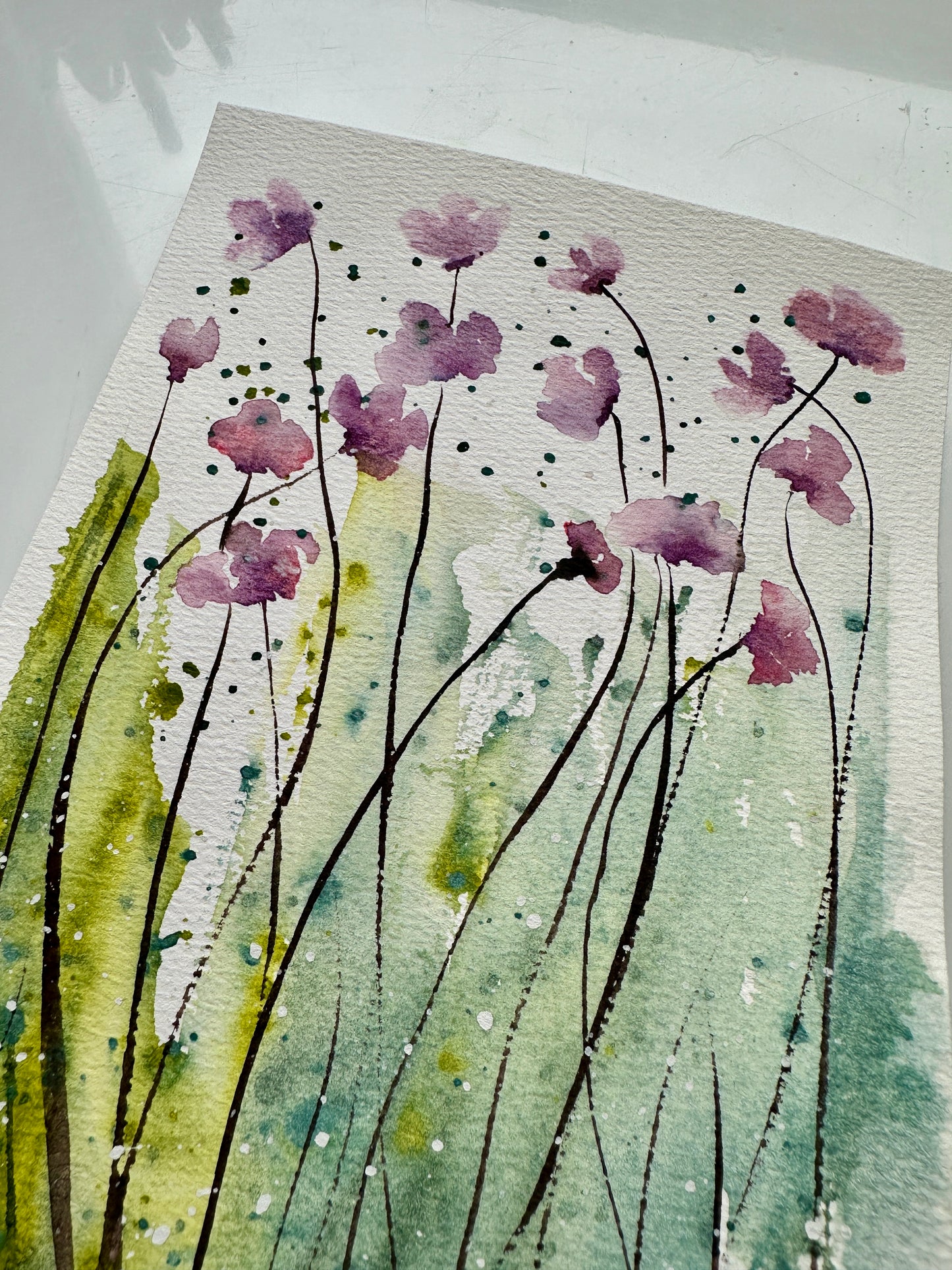 Whimsical Florals Watercolor Class at Island Lake Inn