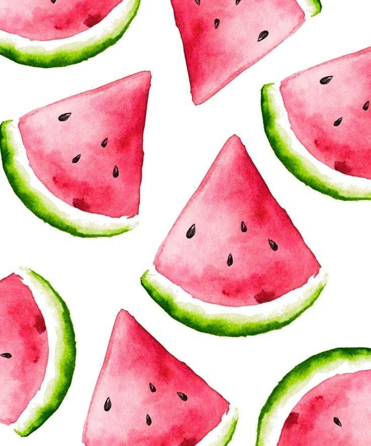 Fruit Study 1 Watermelon and Kiwi Beginners Watercolor Class