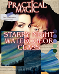 Load image into Gallery viewer, Practical Magic's Starry Night Watercolor Class