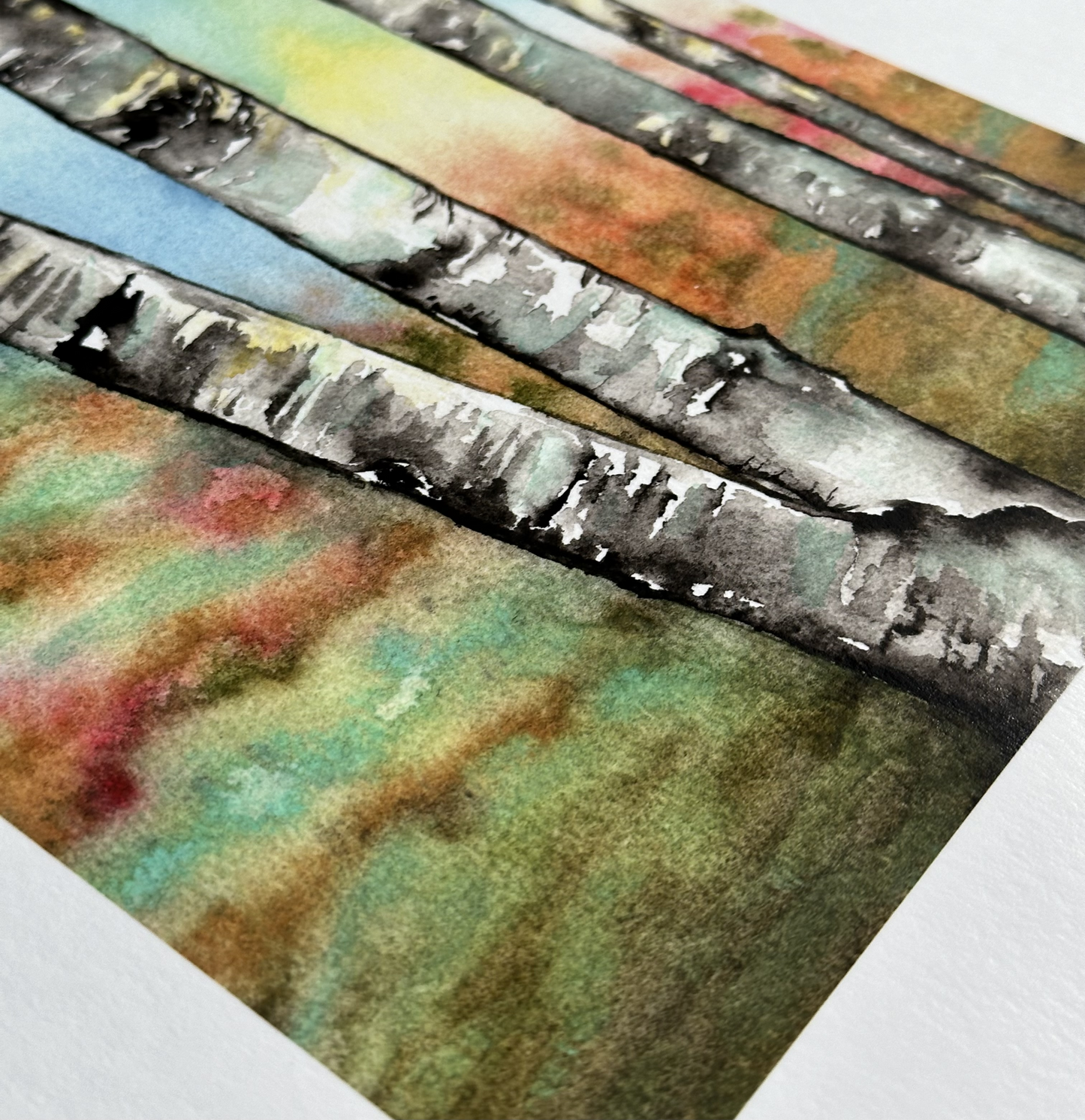 Morning Birch Print
