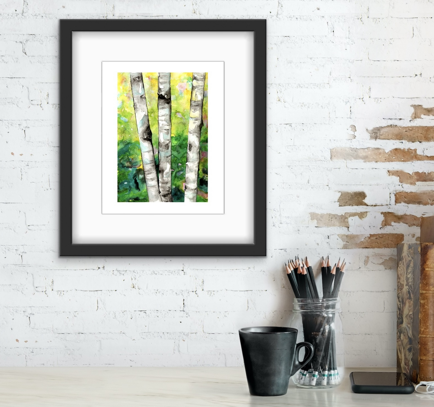 Swinger of Birches Print