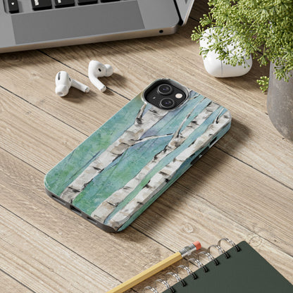 Blue Birch Phone Case