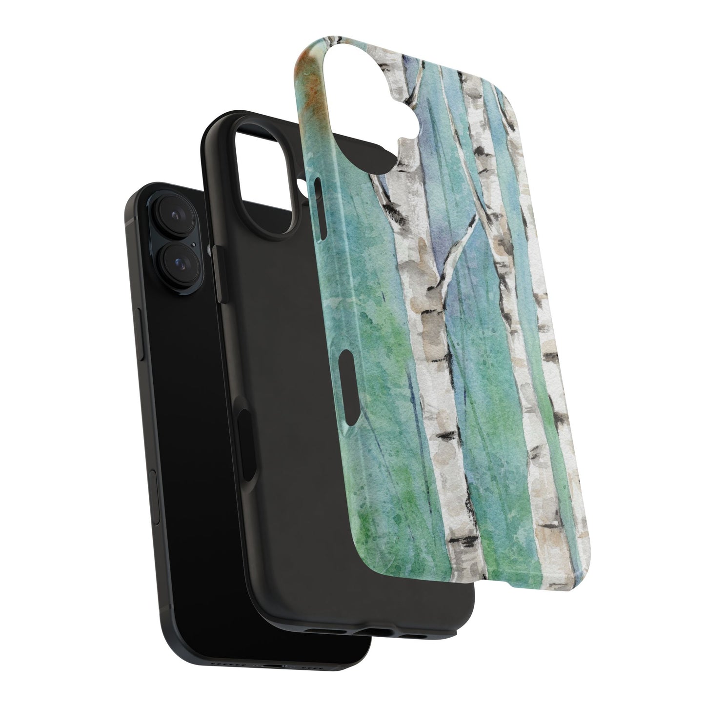 Blue Birch Phone Case