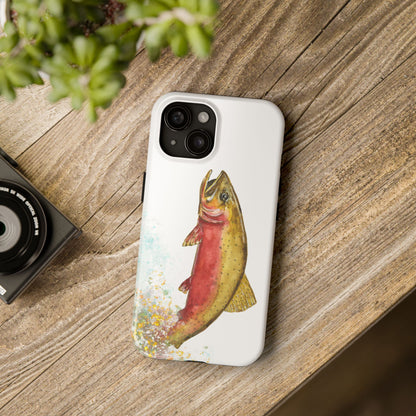Cutthroat Trout Watercolor Phone Cases