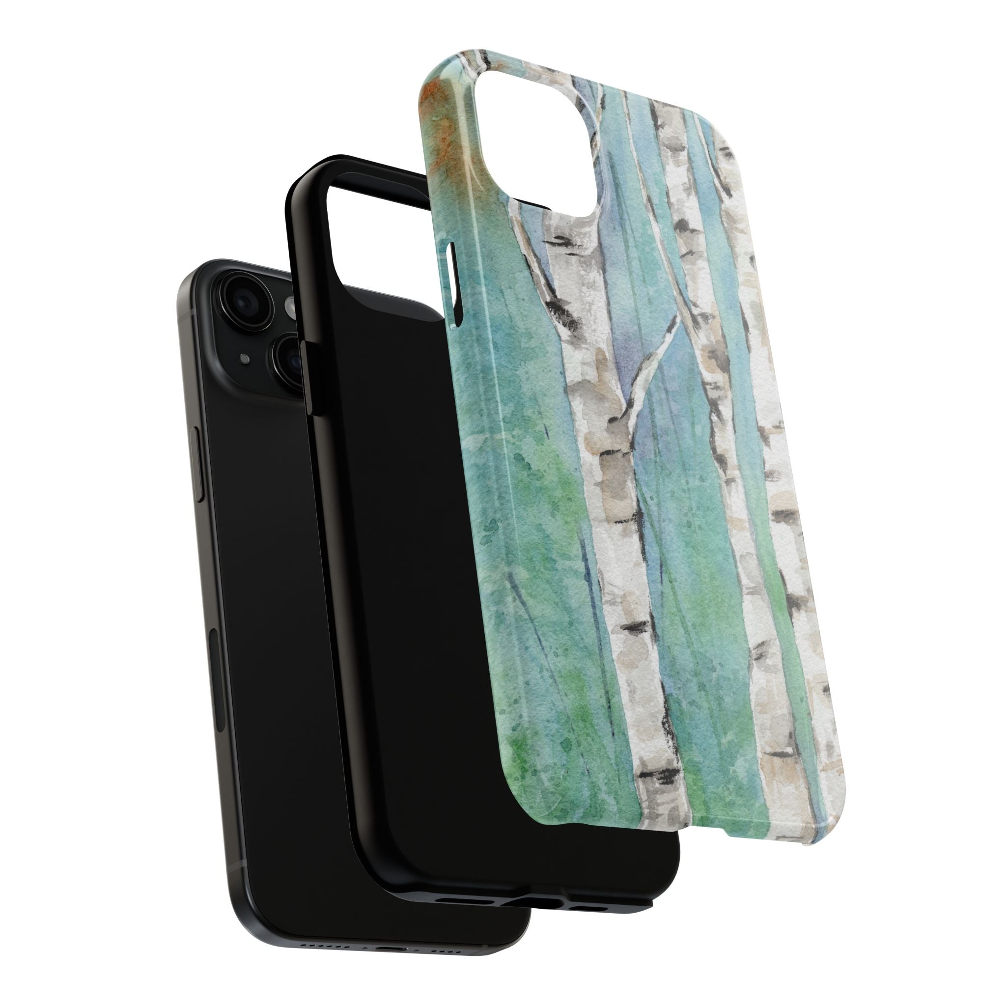 Blue Birch Phone Case