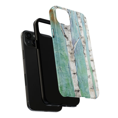 Blue Birch Phone Case