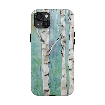 Blue Birch Phone Case