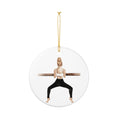 Load image into Gallery viewer, Shake and Barre Ceramic Ornament
