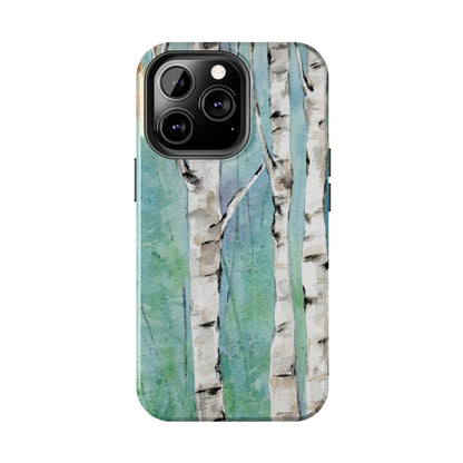 Blue Birch Phone Case