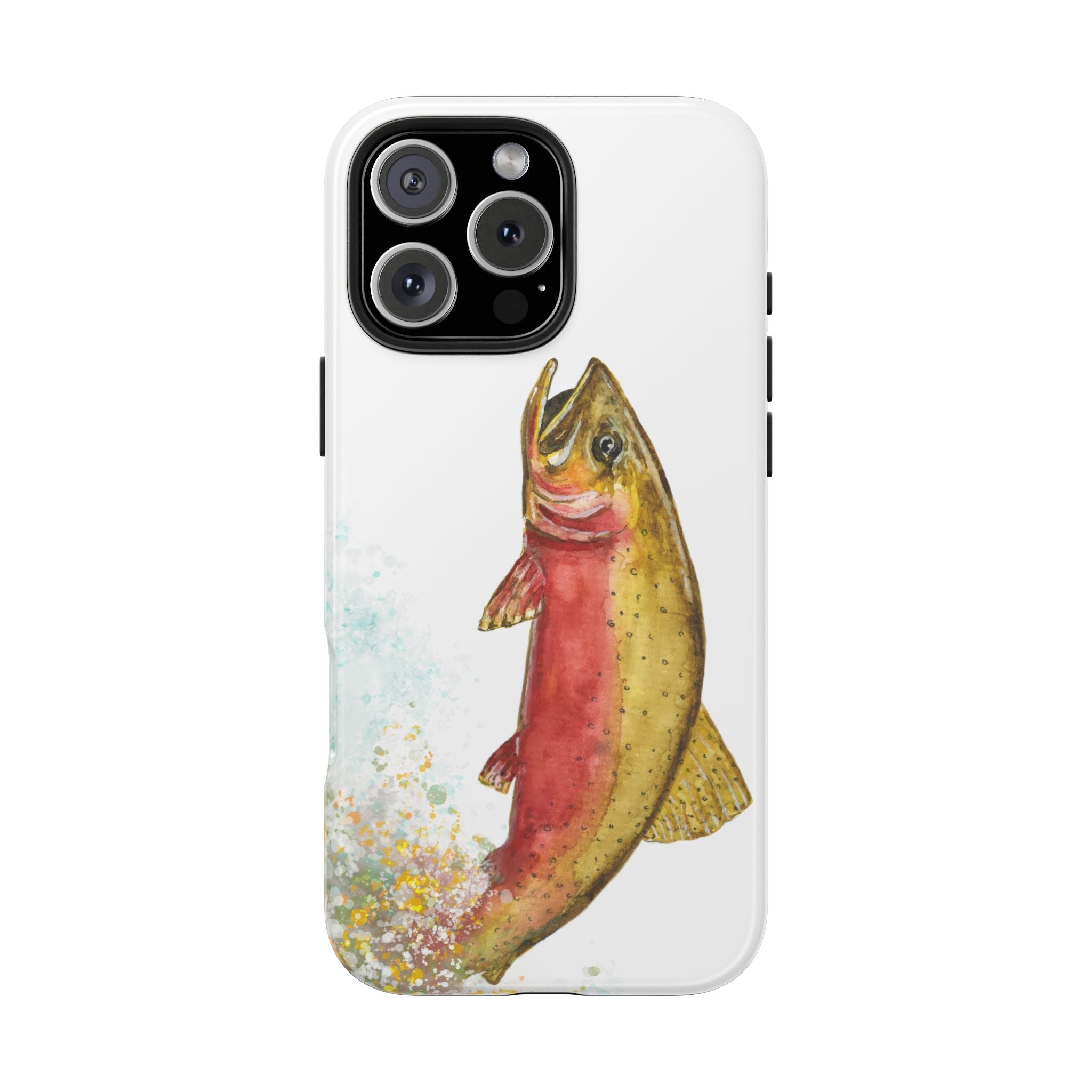 Cutthroat Trout Watercolor Phone Cases
