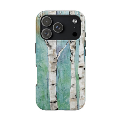 Blue Birch Phone Case