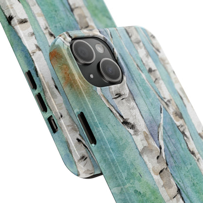 Blue Birch Phone Case