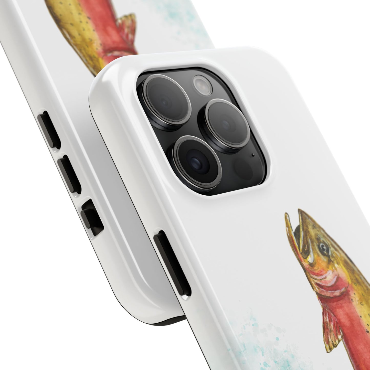 Cutthroat Trout Watercolor Phone Cases