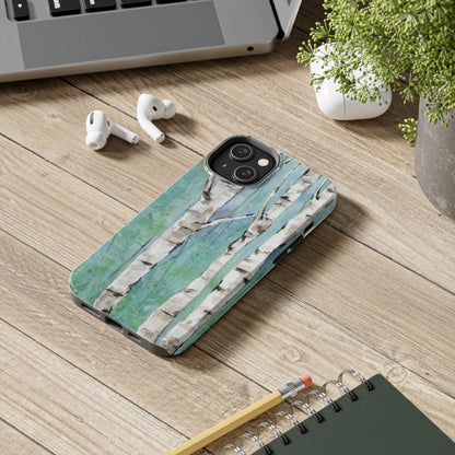 Blue Birch Phone Case