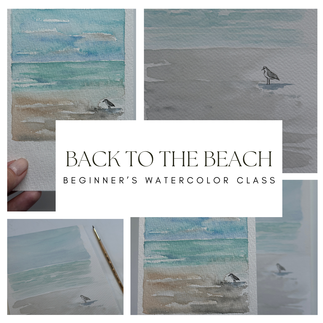 Back to the Beach Beginners Watercolor Class at Island Lake Inn