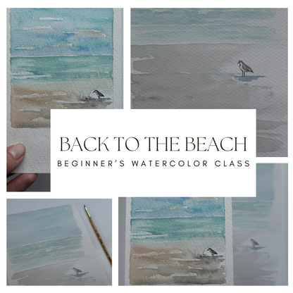 Back to the Beach Beginners Watercolor Class at Island Lake Inn
