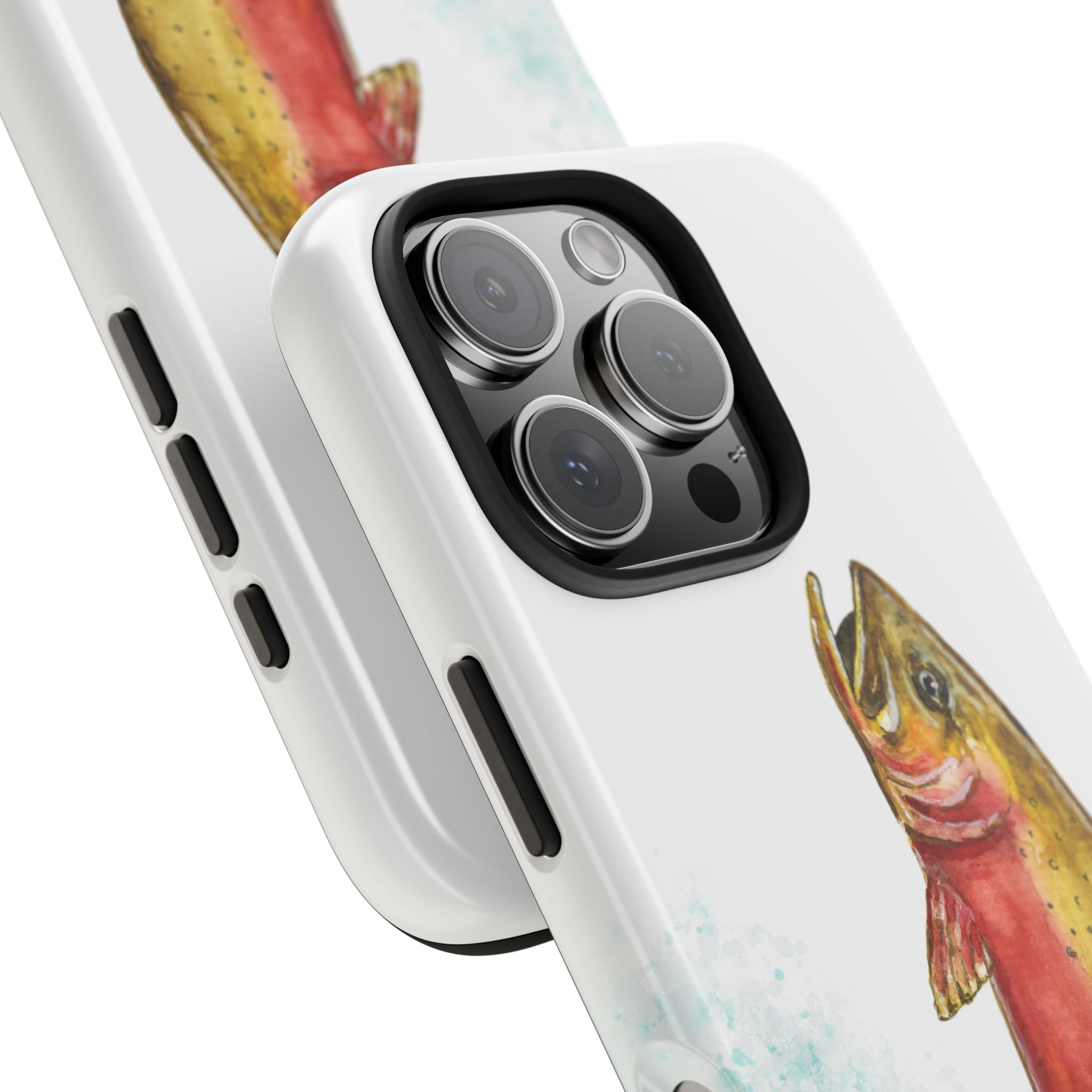 Cutthroat Trout Watercolor Phone Cases
