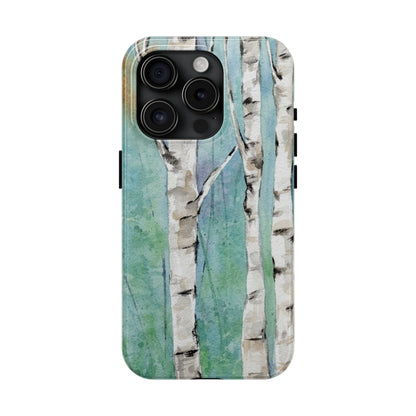 Blue Birch Phone Case
