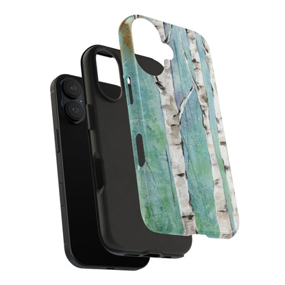 Blue Birch Phone Case
