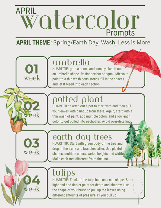 April Watercolor Challenge