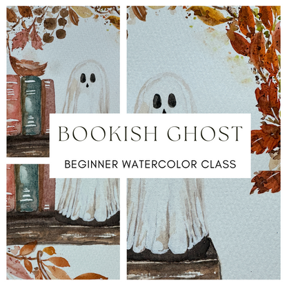Bookish Ghost Beginners Watercolor Class at Alchemy