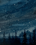 Load image into Gallery viewer, Practical Magic's Starry Night Watercolor Class
