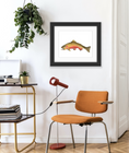 Load image into Gallery viewer, Cutthroat Trout 8” x 10” Print
