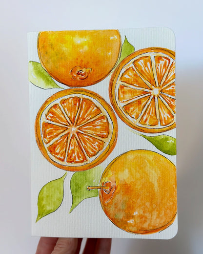 Fruit Study 2 Grapefruit and Lemon Beginners Watercolor Class