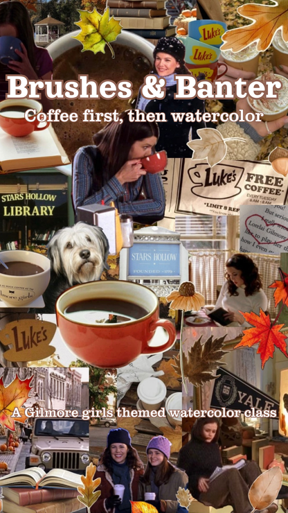 Coffee First, Then Watercolor Class