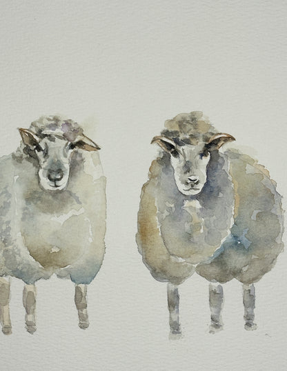 Billy, Goat and Gruff Beginner's Watercolor Sheep Class