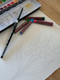 Load image into Gallery viewer, May Flower Mixed Media Beginners Class
