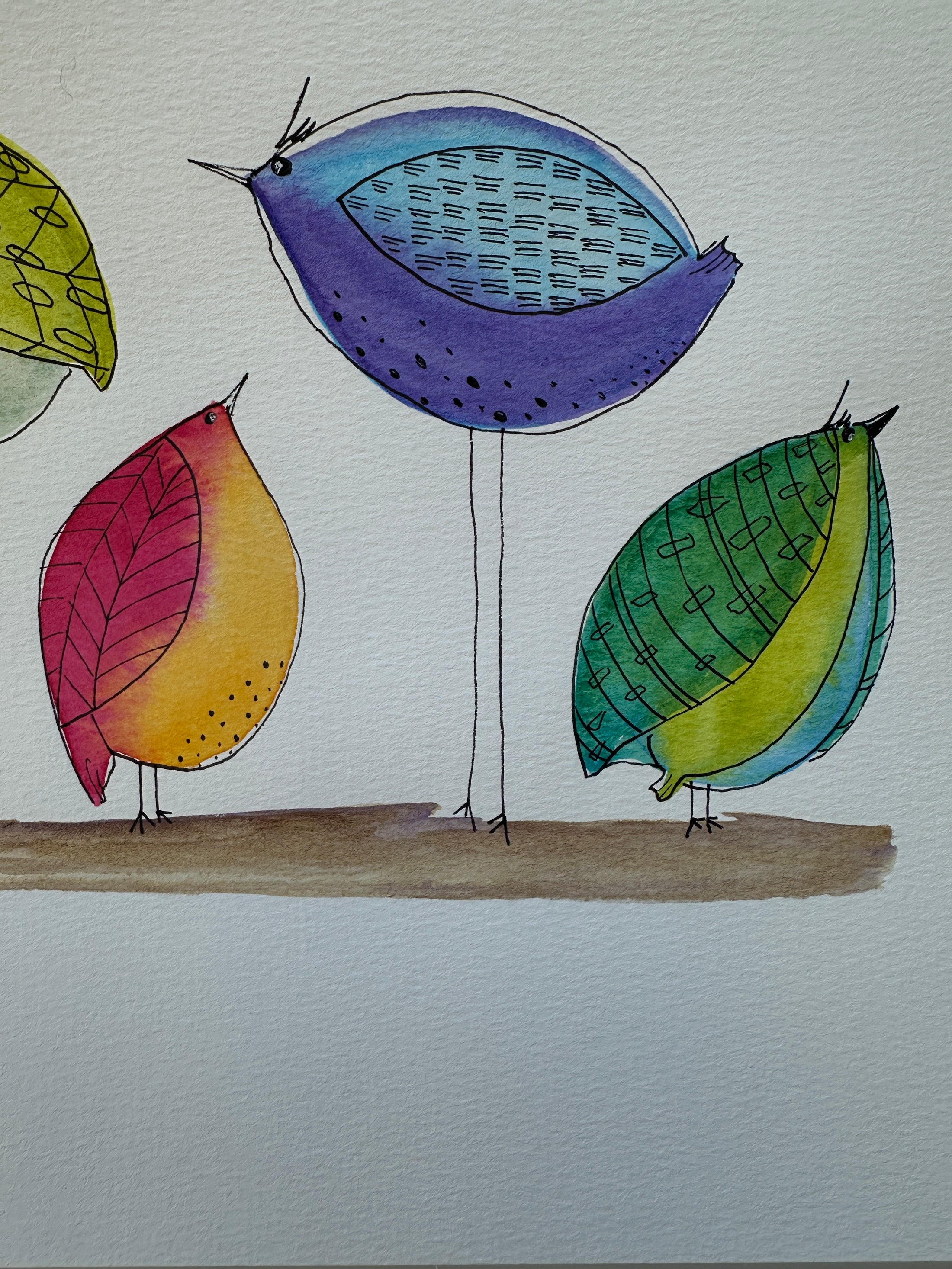 Spring Birdies Beginner's Watercolor Class at Island Lake Inn