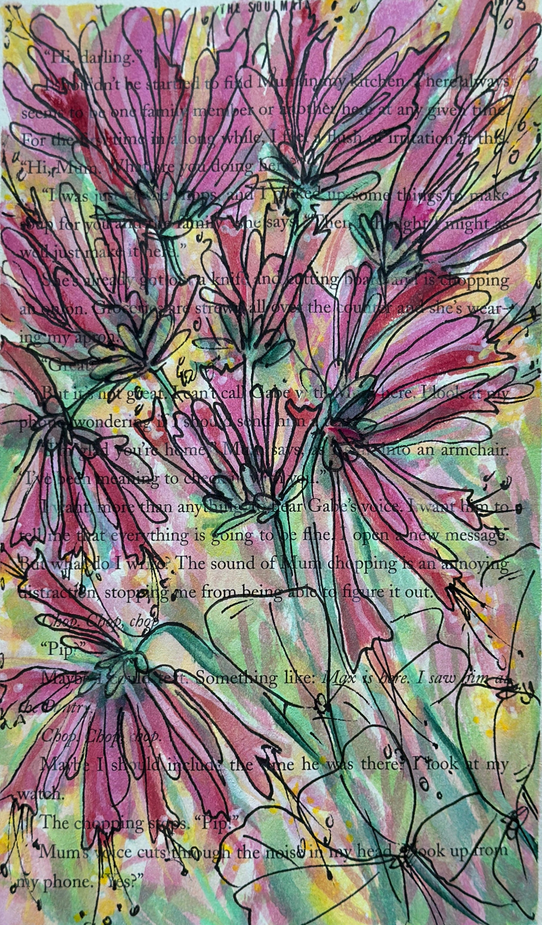 June Flower Series: Painted Pages Honeysuckle