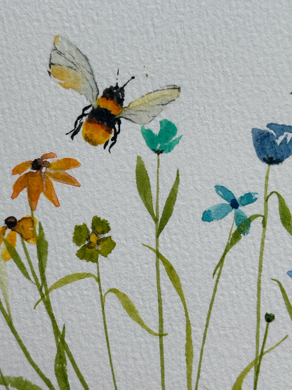 Queen Bee & Blooms Beginners Watercolor Class
