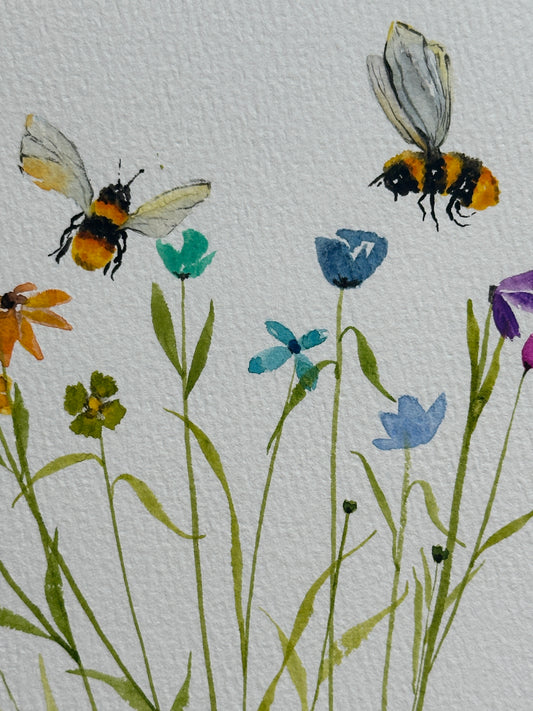 Queen Bee & Blooms Beginners Watercolor Class