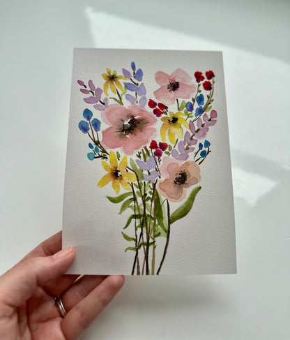 Wildflowers and Waffles Watercolor Class at Superior Waffles May 13, 2024