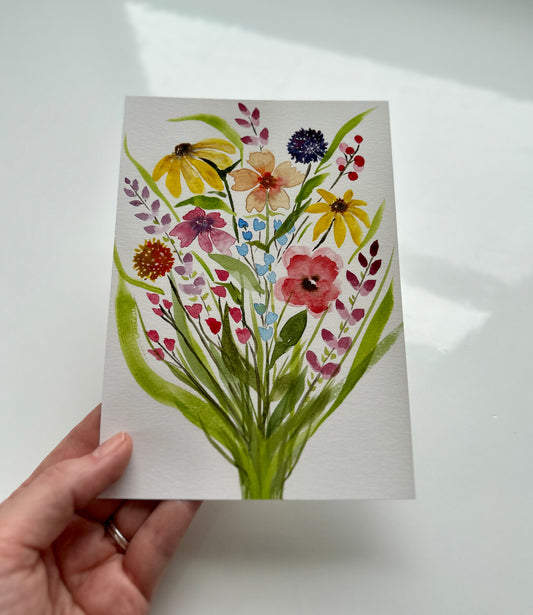 Wildflowers and Waffles Watercolor Class at Superior Waffles May 13, 2024