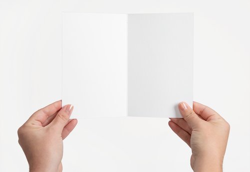 Blue Birch Watercolor Greeting Card