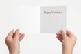 Load image into Gallery viewer, Christmas Day Date Watercolor Greeting Card
