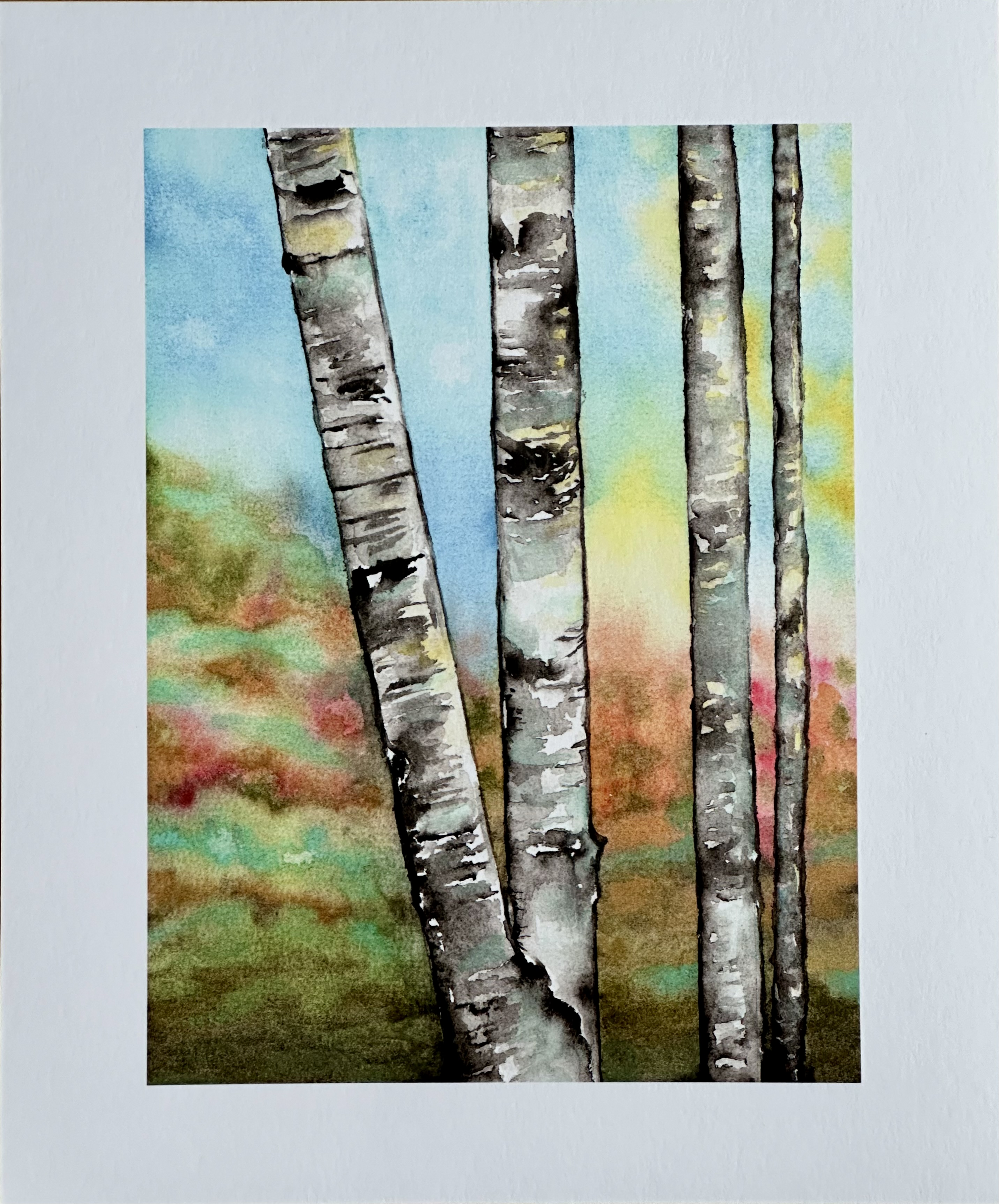 Morning Birch Print