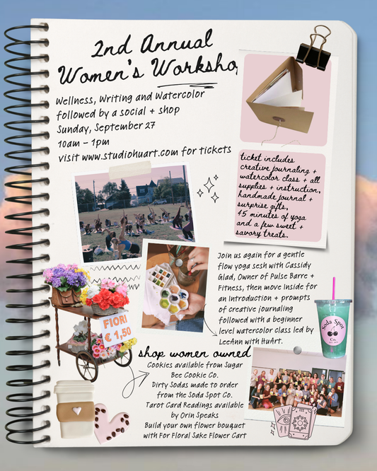 2nd Annual Women's Workshop: Wellness, Writing and Watercolor